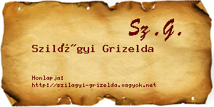 Szilágyi Grizelda névjegykártya